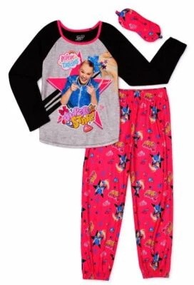 Conjunto de pijama con máscara de ojos para niñas JOJO SIWA - talla 10/12 Foto 1 de 4
