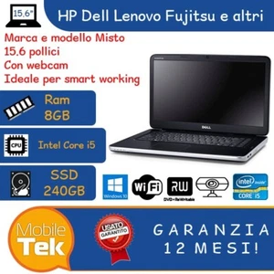 PC RICONDIZIONATO NOTEBOOK PORTATILE OTTIMO INTEL CORE I5 WINDOWS 10 15.6" - Foto 1 di 1