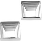 10 Pcs Stainless Steel Biscuit Mold Cookie Press Baking Molds