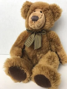 Russ Brown Geoffrey Bear 13” Plush Stuffed Animal Excellent Used Condition. - Picture 1 of 8