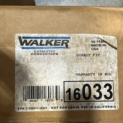 Convertidor catalítico-EPA Walker 16033 Foto 1 de 2