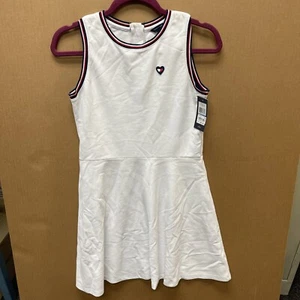 Tommy Hilfiger Girls Size XL 16 Tennis Dress White - Picture 1 of 7