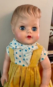 Vintage 50er Jahre seltene Eegee Kuschelbrötchen Puppe 13 Zoll Rarität Puppe! - Bild 1 von 5