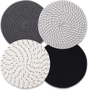 Trivets for Hot Dishes, Hot Pads for Kitchen, 7'' Trivets for Hot Pots and Pans, - Picture 1 of 7
