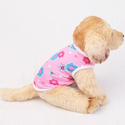 Pet Cat Puppy Small Dog Vest T Shirt Coat Clothes Apparel Thin Shirt Costume↔ - Image 1 of 4