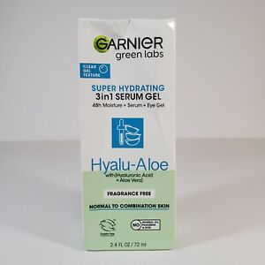 Garnier Super Hydrating 3-in-1 Serum Eye Gel Hyaluronic Aloe 2.4oz Puffiness