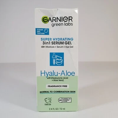 Garnier Super Hydrating 3-in-1 Serum Eye Gel Hyaluronic Aloe 2.4oz Puffiness - Image 1 of 4