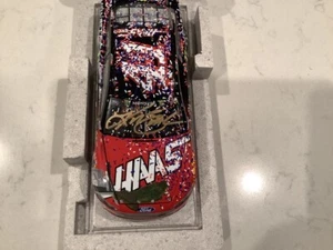 KURT BUSCH 2017 AUTOGRAPHED FORD HAAS DAYTONA 500 RACE WIN DIECAST & 2022 CARD - Picture 1 of 12