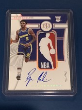 Ryan Rollins 2022 National Treasures Rookie Auto Logoman RPA 1/1 1 Of 1