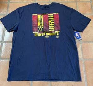 NBA Denver Nuggets 2023 Playoffs Navy Men’s T-Shirt Size 2XL, New with Tags - Picture 1 of 1