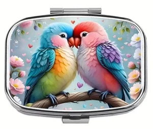 Fancy 2 Compartment Parakeet Pill Box - Picture 1 of 6
