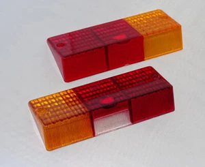 Zestaw 2 szyb świetlnych do Deutz 06 tylne światła kierunkowskazy tylne ciągnik - Zdjęcie 1 z 1