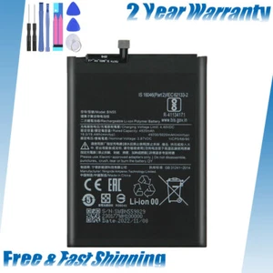 Do Xiaomi Redmi Note 9S Bateria wymienna 5020mAh BN55 + narzędzia - Zdjęcie 1 z 8