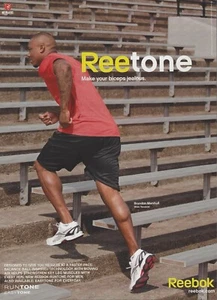 Zapato Reebok Reetone 2010 Brandon Marshall anuncio impreso - Imagen 1 de 1