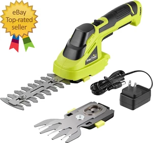 Tagliasiepi a cespuglio tagliaerba senza fili 2 in 1 portatile 7,2V elettrico G - Foto 1 di 1