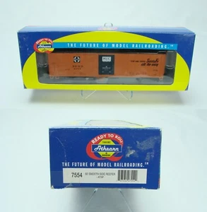 Athearn RTR HO 7554 ~ 50' Smooth Side Reefer Car~ ATSF Santa Fe #2103 ~ NIOB - Picture 1 of 8