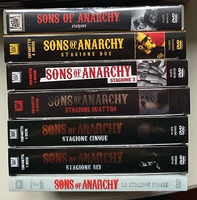 DVD SONS OF ANARCHY STAGIONI DA 1 A 7 IN ITALIANO DVD - Immagine 1 di 3