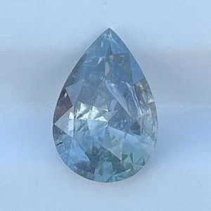 Natural Unheated Green Sapphire 3.97 Cts Pear Cut Loose Gemstone - Picture 1 of 6