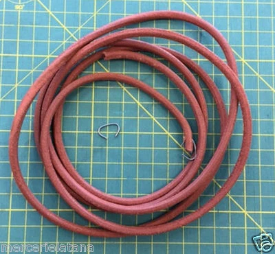 CINGHIA IN CUOIO MACCHINE DA CUCIRE A PEDALE SINGER PFAFF NECCHI BORLETTI