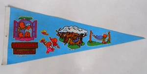 Vintage Cedar Point Ohio Vergnügungspark Berenstain Bären Souvenir Filz Wimpel - Bild 1 von 10