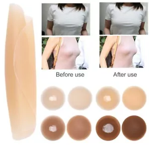 Paste Invisible Nipple Covers Breast Womens Silicone Pasties Nippleless Covers - Picture 1 of 15