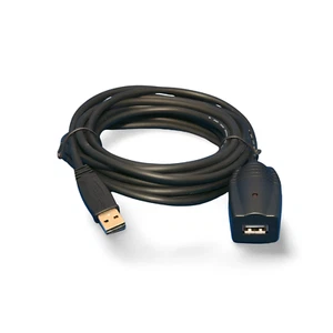 16ft USB 2.0 Shielded Active Extension Cable Type A Male to A Female - Black - Picture 1 of 1
