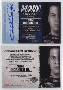 2010 Wheels Main Event Main Event Marks Blue /25 Sam Hornish Jr Auto