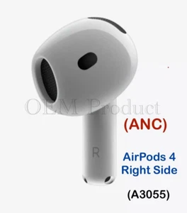 Original Apple AirPods 4 with Active Noise Cancellation (ANC) Right Side - A3055 - Picture 1 of 5