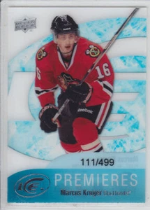 2011-12 UD ICE MARCUS KRUGER RC /499 #80 Ice Premieres Rookie Upper Deck Hawks - Foto 1 di 1