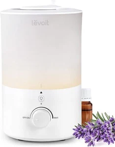 Humidifiers Bedroom with Night Light Cool Mist Top Fill Essential Oil Diffuser - Picture 1 of 10