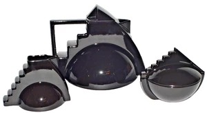 Salins Studio France Pierre Casenove Memphis Stil Schwarz Kaffee Tee Set - Bild 1 von 4