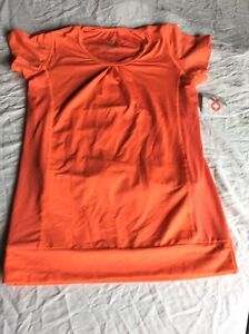 Mumberry Orange Maternity T-Shirt Size Extra Large (Brand New With Tags)