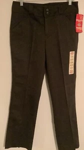 DICKIES Pants - Black - Wide Band -School Wear Uniform Casual -Junior Pant sz 11 - Picture 1 of 8