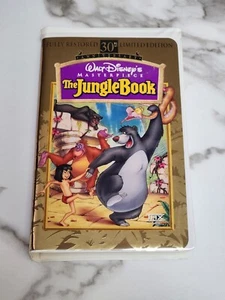 Walt Disney's Masterpiece The Jungle Book 30th Anniversary Limited Edition VHS - Picture 1 of 24