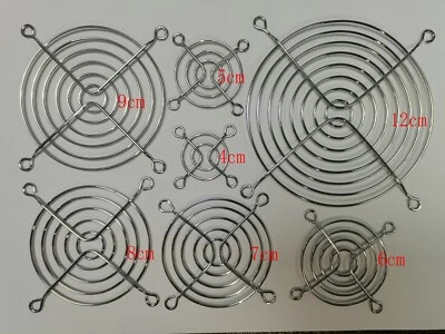 20pcs DC Fan Grill Protector Finger Guard Silver Metal Used for 80x80mm 8cm Fan  - Image 1 of 2