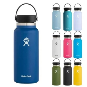 Hydro Flask 32oz/946ml Sport Water Bottle Stainless steel Wide Mouth Cup Mug AU - Picture 1 of 23