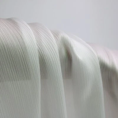 1YardX1.5Meter Crinkled Satin Chiffon Crepe Charmeuse Chiffon Fabric For Skirt  - Image 1 of 4