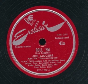 78tk-R&B -EXCLUSIVE 41X-Joe Liggins-(Roll 'em/Sweet and Lovely - Picture 1 of 2