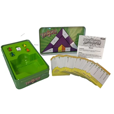TriBond Travel Game In Tin Vintage 2005 Complete Excellent Condition - Image 1 of 4
