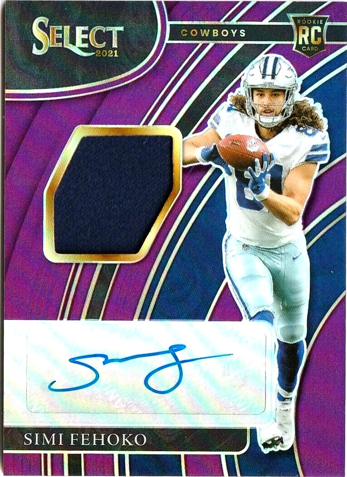 2021 Select SIMI FEHOKO RC Auto & Patch Purple #24/49!!! Cardinals - Image 1 of 1