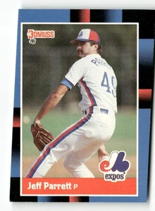 1988 Donruss #406 Jeff Parrett (Diamond Cut) - Bild 1 von 2