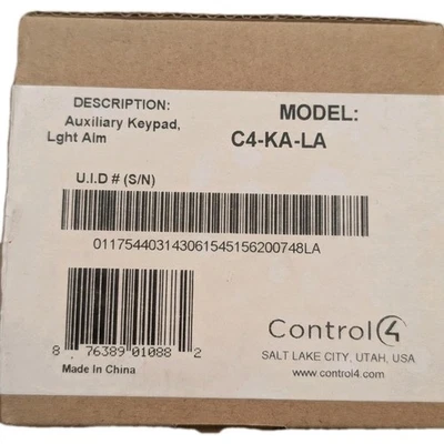 Control4 Auxiliary Keypad -Light Almond (C4-KA-LA) - Image 1 of 4
