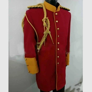 New Red Wool British 8th Regt of Foot Militia Officer Jacket - Picture 1 of 5