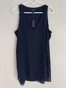 WHBM White House Black Market tunica senza maniche donna M nera - Foto 1 di 10