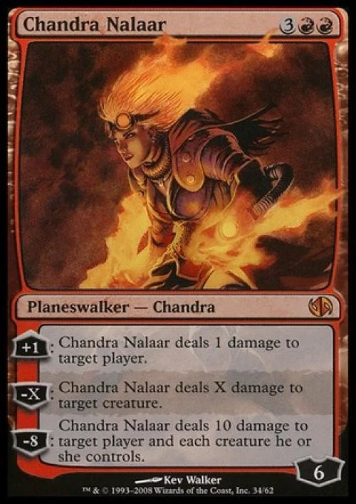 MTG English Chandra Nalaar NM Foil Duel Decks: Jace vs Chandra - Image 1 of 1
