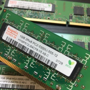2PCS Hynix 1GB 2Rx8 PC2-5300U-555-12 HYMP512U64CP8-Y5 AB-C 0728 Memory RAM Stick - Picture 1 of 4