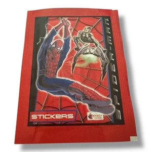 MARVEL SPIDERMAN UNOPENED STICKER PACK FROM BOX TOPPS MERLIN MOVIE - Picture 1 of 3