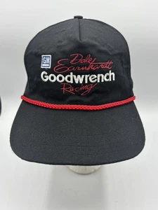 Dale Earnhardt Goodwrench Racing bestickte Snapback-Kappe — schwarz/rotes Seil - Bild 1 von 8