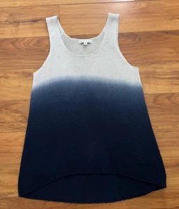 Cabi Indigo Hombre Cotton Tunic Tank 100% Cotton Size M - Picture 1 of 8