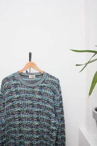 Suéter Missoni Sport Vintage Tejido Para Hombre 50 Hecho en Italia - Imagen 1 de 7
